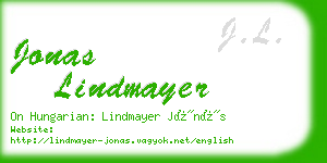 jonas lindmayer business card